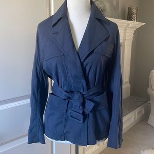 NWOT Vince Linen Blend Belted Utility Jacket XS